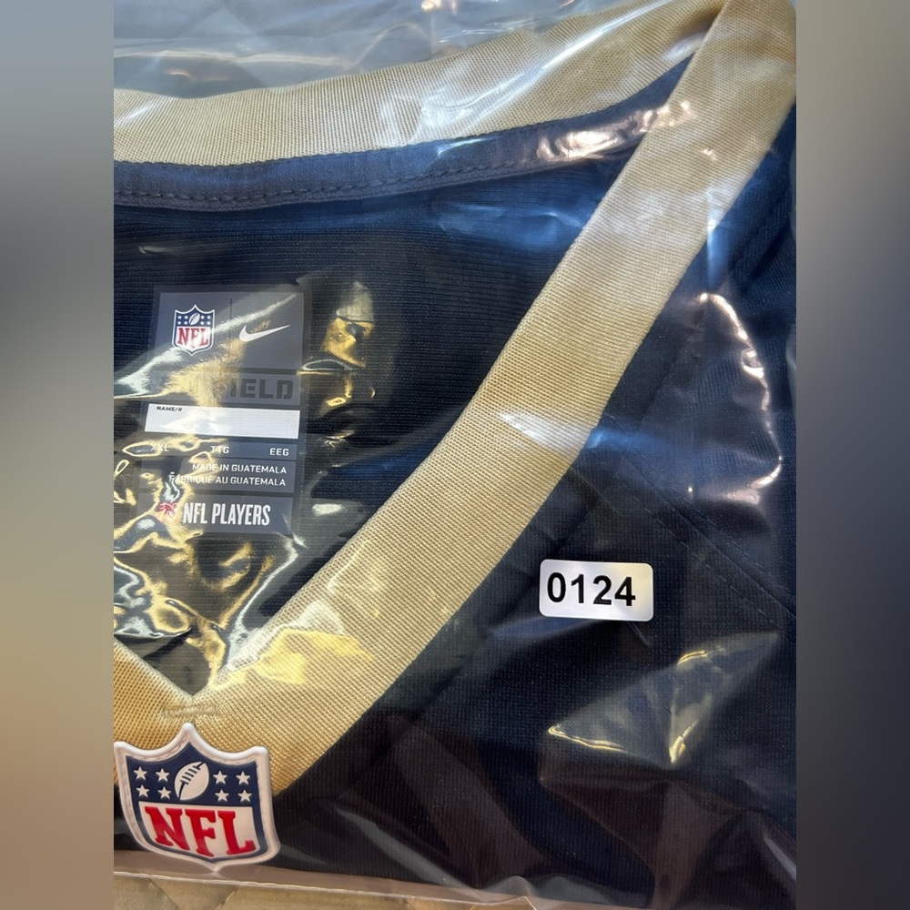 Nike On Field New Orleans‎ Saints #15 TASH fan Jersey Black Gold NFL Players XXL - Picture 13 of 13